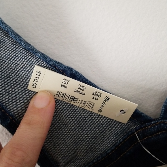 Madewell | Distressed Fray Hem Overalls (sz XXS) - Picture 3 of 8